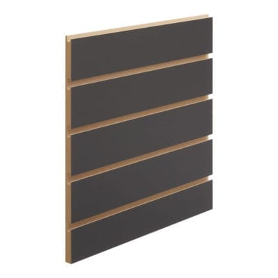 Charcoal MDF Slatwall 2400L x 1200H