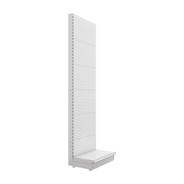 S-Mart 665L x 2400H Single-Sided Gondola Shelving Bay with Volcano Back Panels