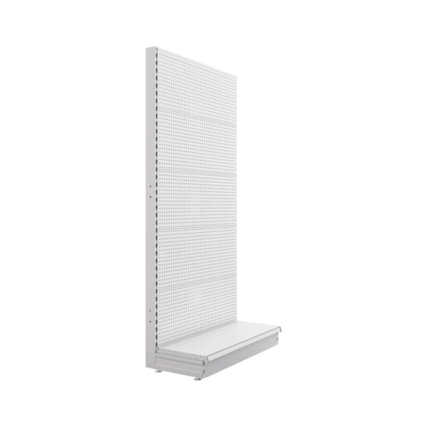 S-Mart 1000L x 2100H Single-Sided Gondola Shelving Bay with Volcano Back Panels