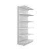 S-Mart 1000L x 2100H Single-Sided Gondola Shelving Bay with Volcano Back Panels - Image 2