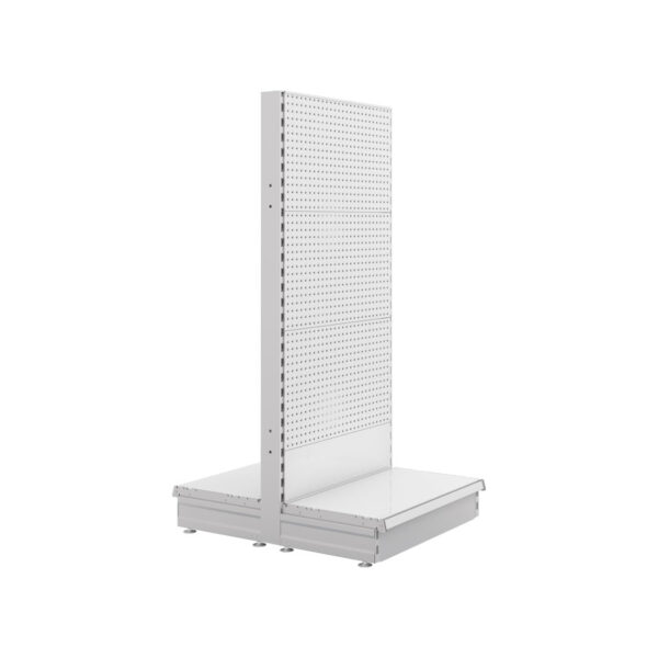 S-Mart 665L x 1500H Double-Sided Gondola Shelving Bay with Volcano Back Panels