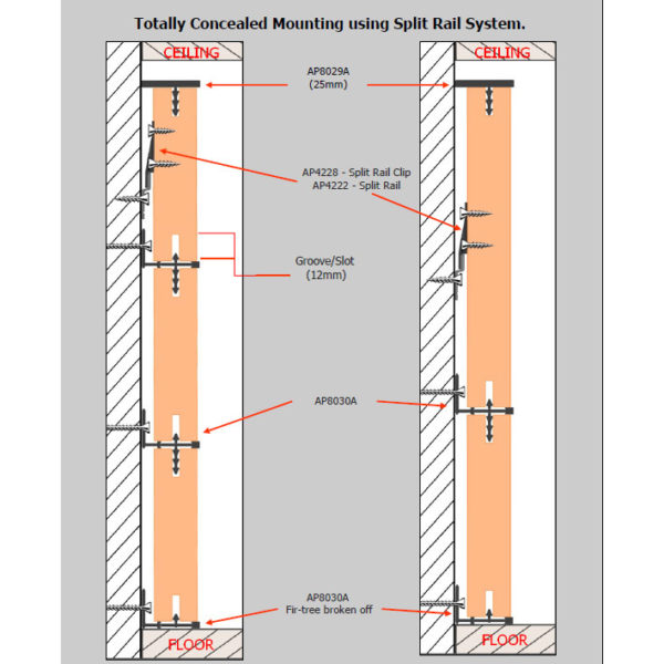 Stickman Wall Fix Series - Offset Panel Cap 25mm - Image 3