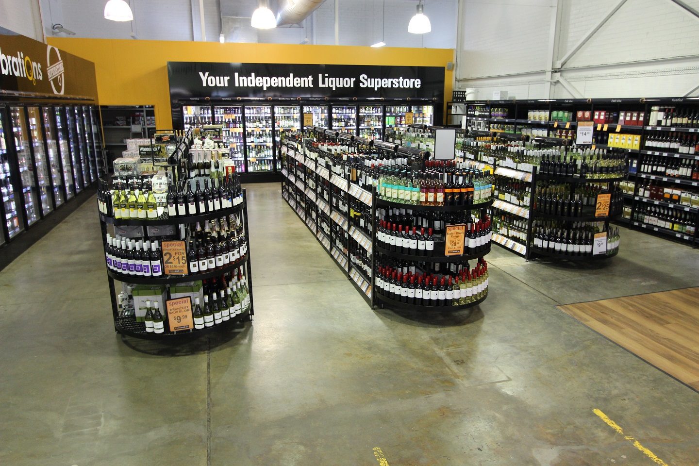 Liquor Store Shop Racks