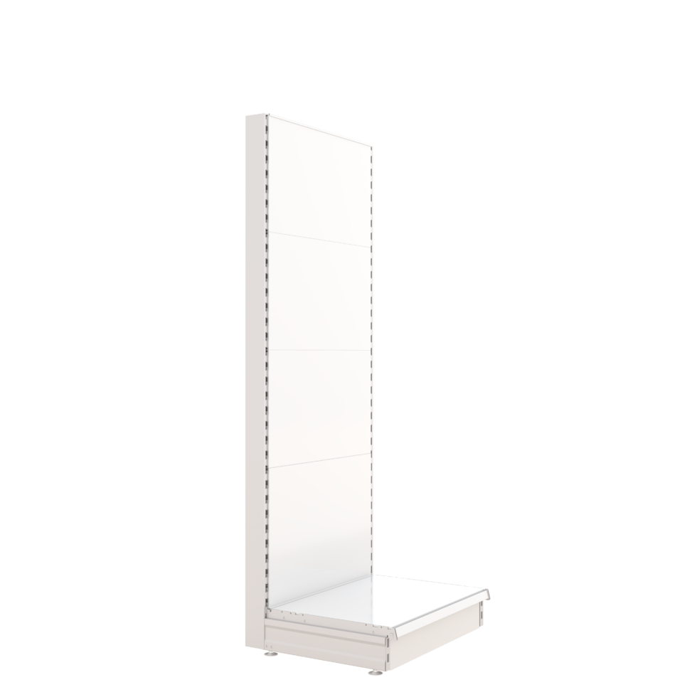 SMart 600L x 1800H SingleSided Gondola Shelving Bay with Plain Back