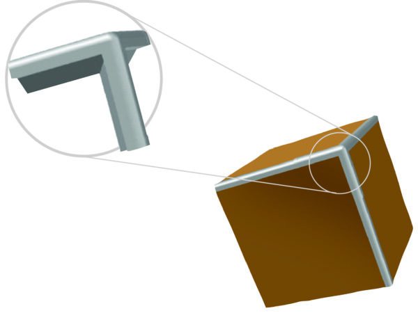 Stickman 3-Way Moulded Corner - Image 2