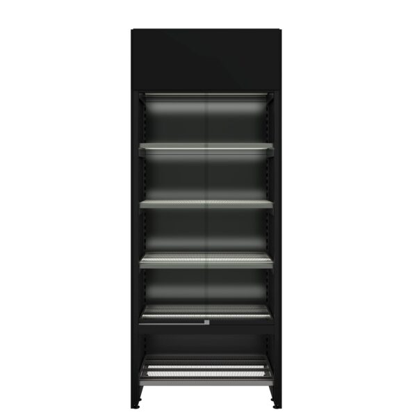 Lockable Glass Door Sets for Liquor Shelving - 2/3 Glass With Flap Door