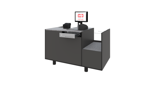 Express Checkouts with Bag Holder - Timber - Image 2