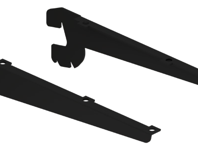 Glass/Wood Shelf Bracket